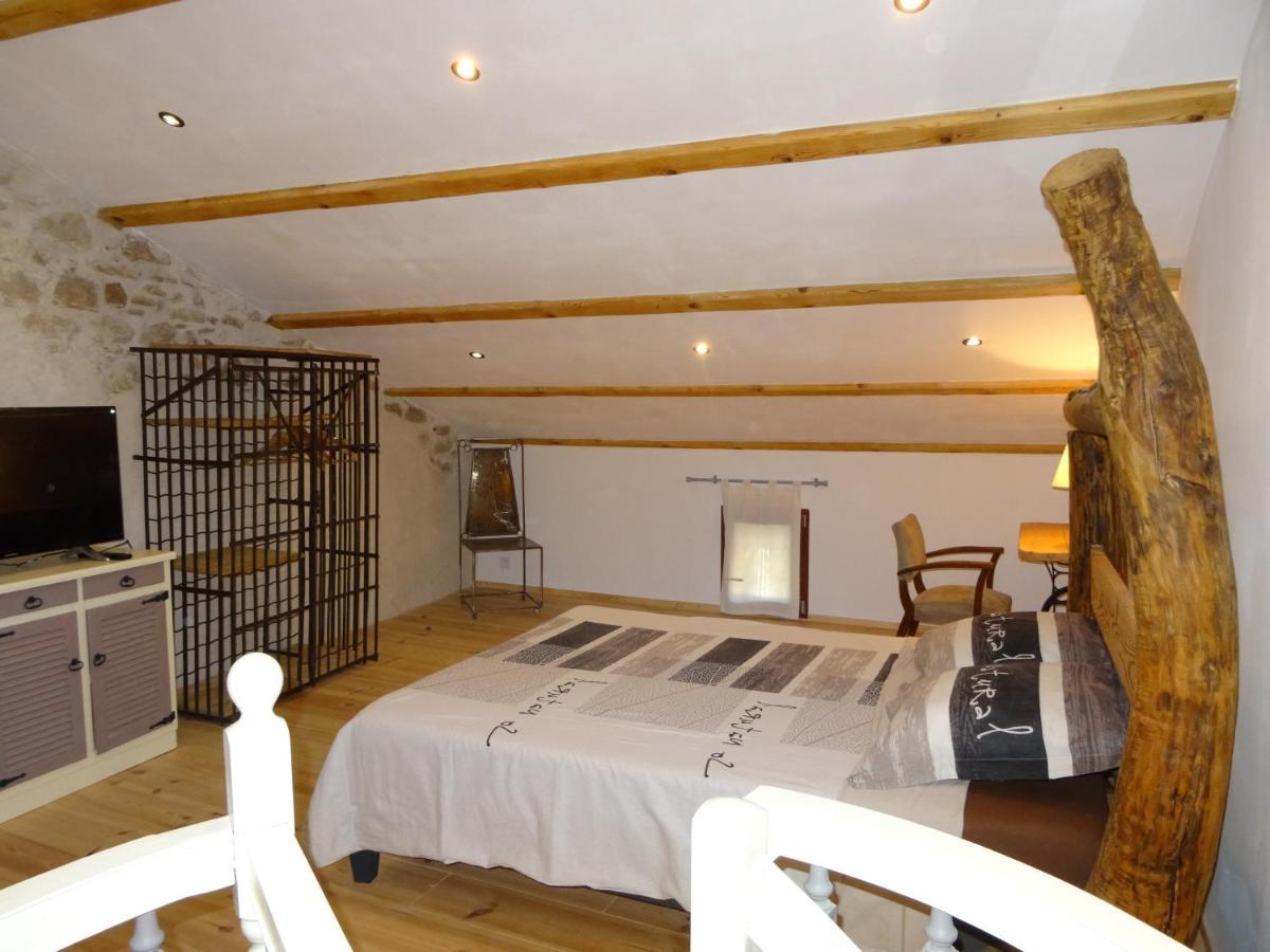 Saint-Florent-sur-Auzonnet Le Mas Du Galibot Chambre Cambalotte מראה חיצוני תמונה