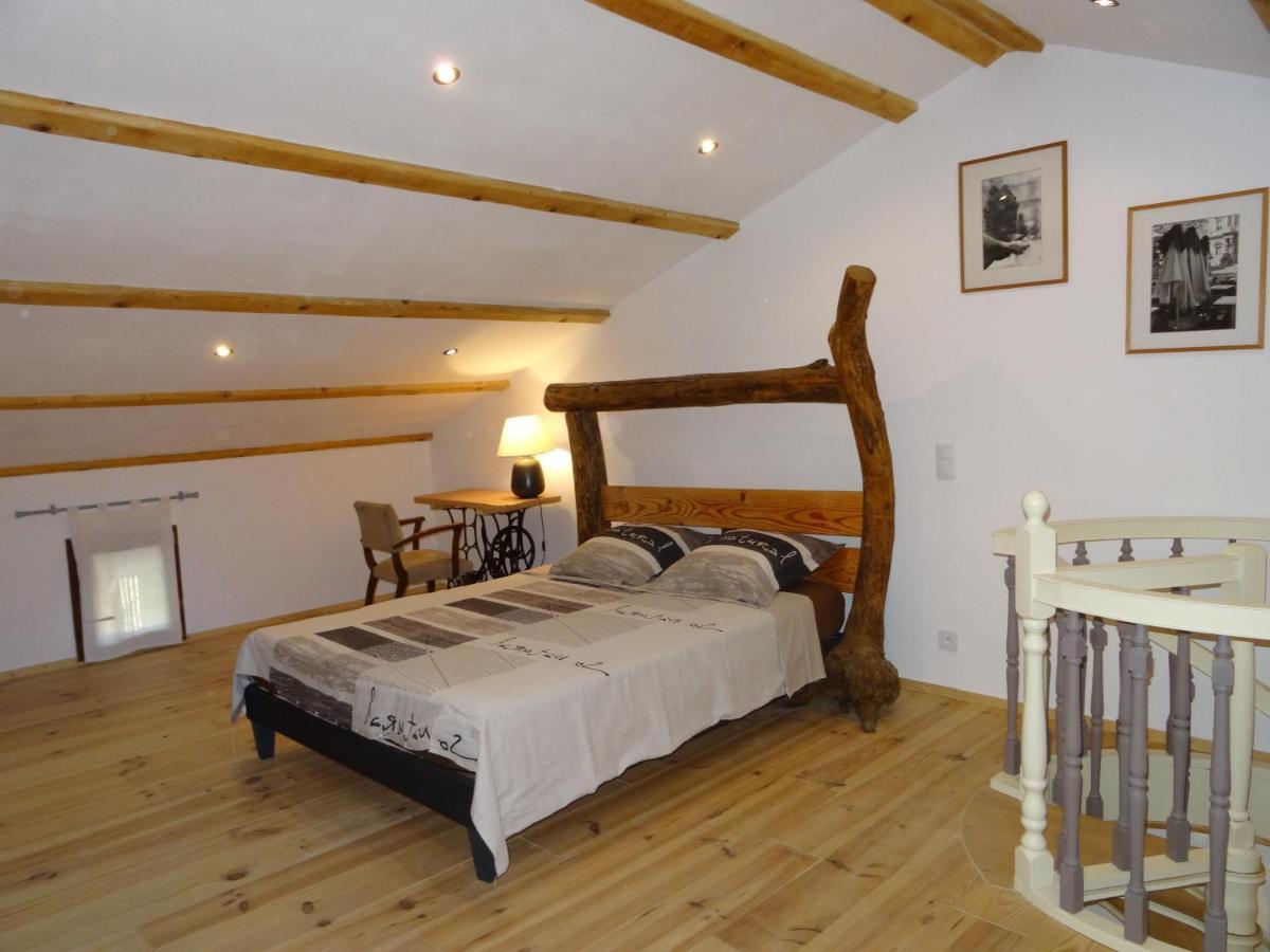 Saint-Florent-sur-Auzonnet Le Mas Du Galibot Chambre Cambalotte מראה חיצוני תמונה